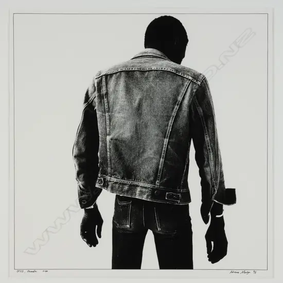 Adrienne Martyn (1950-) ‘Otis, Dunedin’ 11/80, NZ c.1980, gelatin silver photographic print, framed, 310 x 306mm